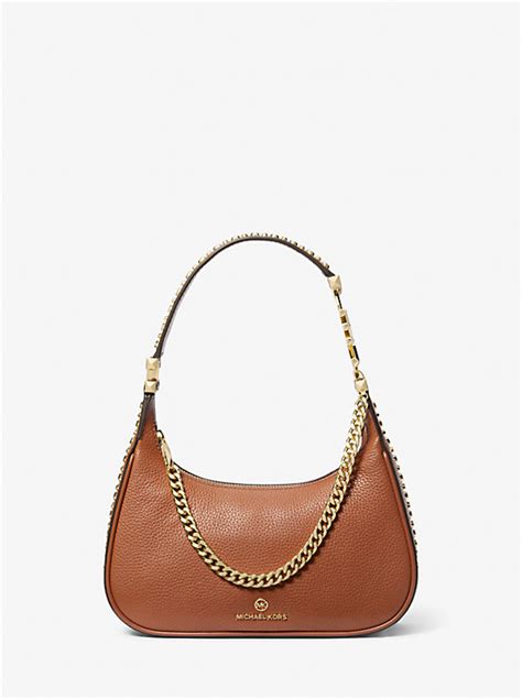 piper pouchette michael kors|Piper Small Pebbled Leather Shoulder Bag .